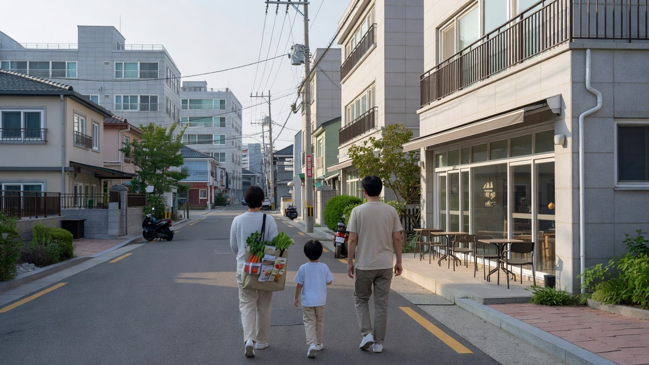 김해 내외동 주말 가족 동선: 밥, 카페, 장보기를 한 번에